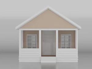 simple house model 3D Model