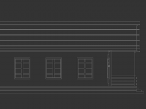 simple house model 3D Model
