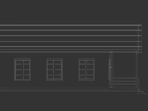 simple house model 3D Model