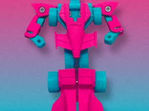 source files mach lander 3d printable car transformer toy Modèles 3D en vedette