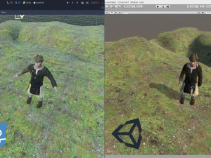 Realistic elder farmer character 3D Model