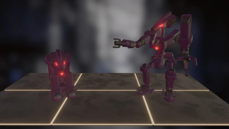 Robot sentry 3D Model .c4d .max .obj .3ds .fbx .stl .blend