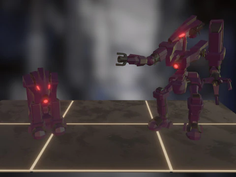 Robot sentry 3D Model