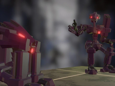 Robot sentry 3D Model
