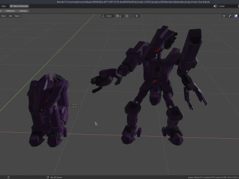 Robot sentry 3D Model