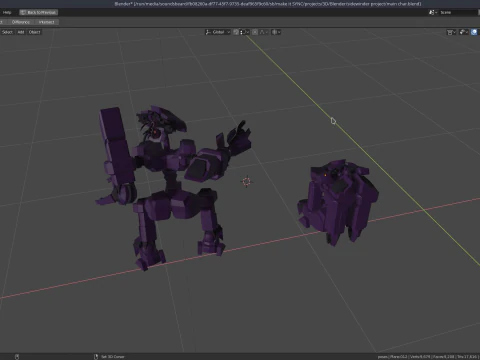 Robot sentry 3D Model