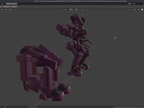 Robot sentry 3D 모델
