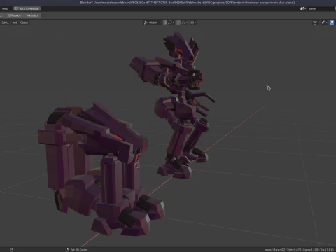 Robot sentry 3D Model