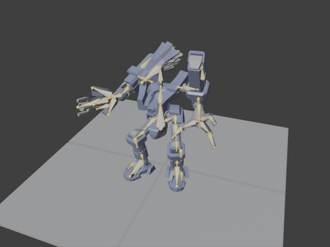 Robot sentry 3D 모델