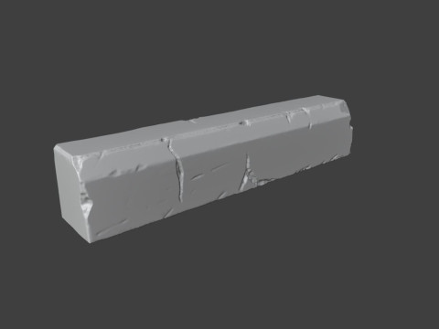 Curbstone sculpts Modello 3D