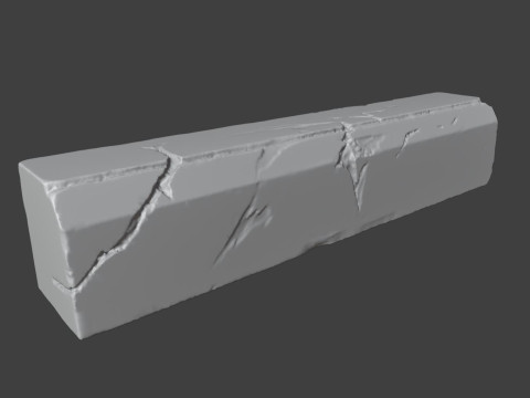 Curbstone sculpts Modello 3D