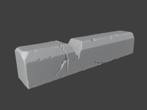Curbstone sculpts Modello 3D