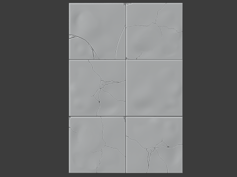 Floor wall tiles sculpts Modelo 3D