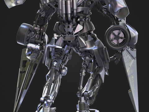 Sideswipe transformer Model 3D