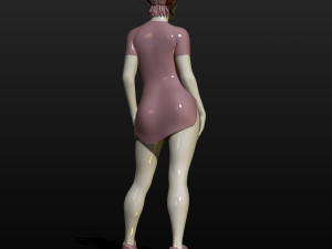 football cheerleader 3d print model 3Dプリントモデル