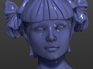 football cheerleader 3d print model 3Dプリントモデル