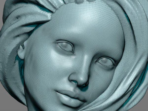 of a woman in shorts free 3d print model 3D Print Model