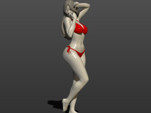 model of a girl in a bikini 3d print model 3D Print Model