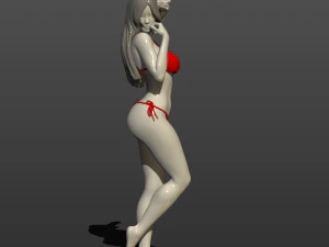 model of a girl in a bikini 3d print model 3D Print Model