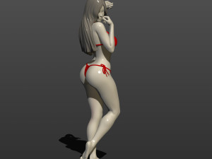 model of a girl in a bikini 3d print model 3D Print Model