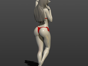 model of a girl in a bikini 3d print model 3D Print Model