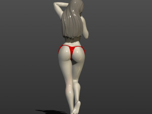 model of a girl in a bikini 3d print model 3D Print Model