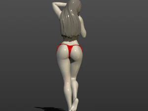 model of a girl in a bikini 3d print model 3D Print Model