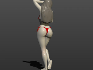 model of a girl in a bikini 3d print model 3D Print Model