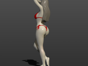 model of a girl in a bikini 3d print model 3D Print Model