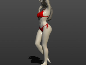 model of a girl in a bikini 3d print model 3D Print Model