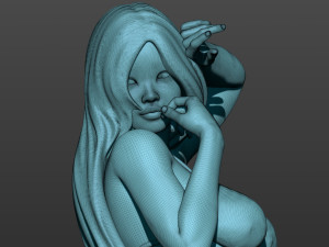 model of a girl in a bikini 3d print model 3D Print Model