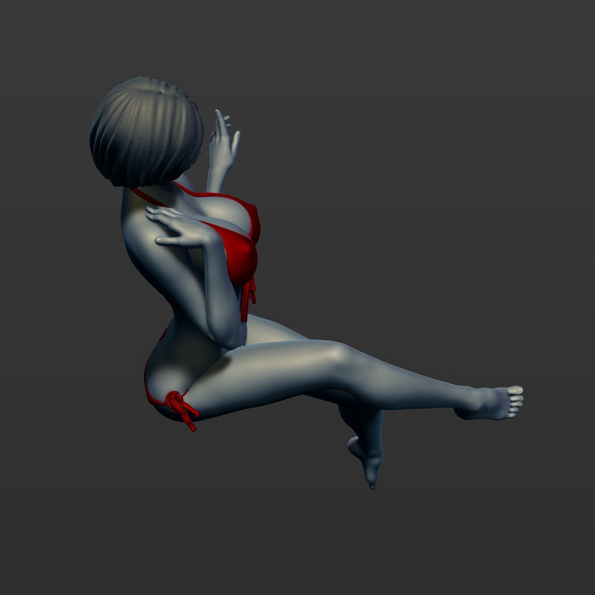 Sitting 3d model