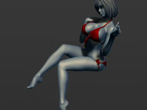 2 girls on the couch 3d print model 3D Print Model