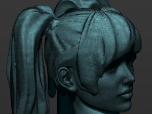 pretty girl with beer 3d print model 3D Print Model
