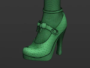 woman in a dress 3d print model 3D Print Model