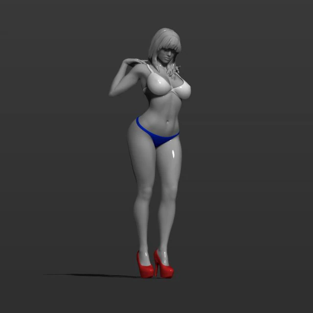 russian girl 3d print model 3D Print Model .c4d .max .obj .3ds .fbx .stl .blend