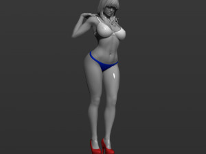 russian girl 3d print model Model Cetak 3D
