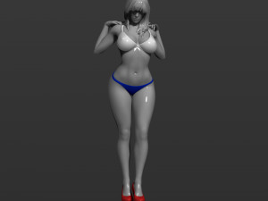 russian girl 3d print model Modelo de Impressão 3D