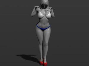 russian girl 3d print model Modelo de Impressão 3D