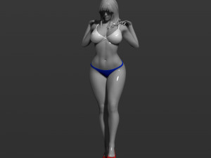 russian girl 3d print model Modelo de Impressão 3D