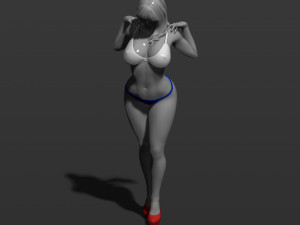 russian girl 3d print model Modelo de Impressão 3D