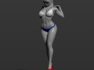 russian girl 3d print model Modelo de Impressão 3D