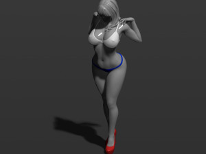 russian girl 3d print model Modelo de Impressão 3D