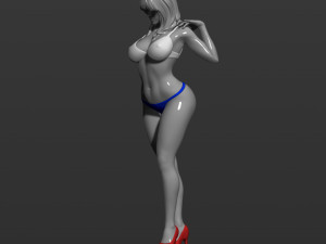 russian girl 3d print model Modelo de Impressão 3D