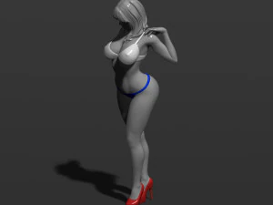 russian girl 3d print model 3D Print Model