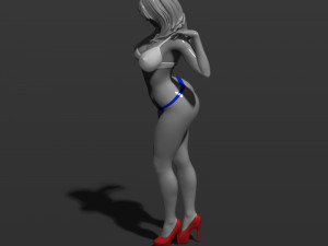 russian girl 3d print model Modelo de Impressão 3D