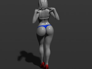 russian girl 3d print model Modelo de Impressão 3D
