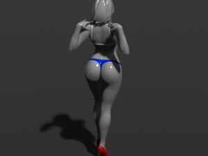 russian girl 3d print model Modelo de Impressão 3D