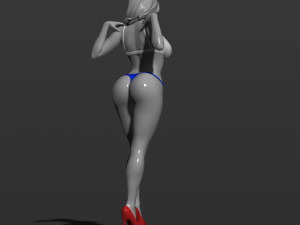 russian girl 3d print model Modelo de Impressão 3D