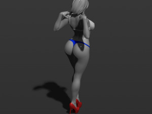 russian girl 3d print model Modelo de Impressão 3D